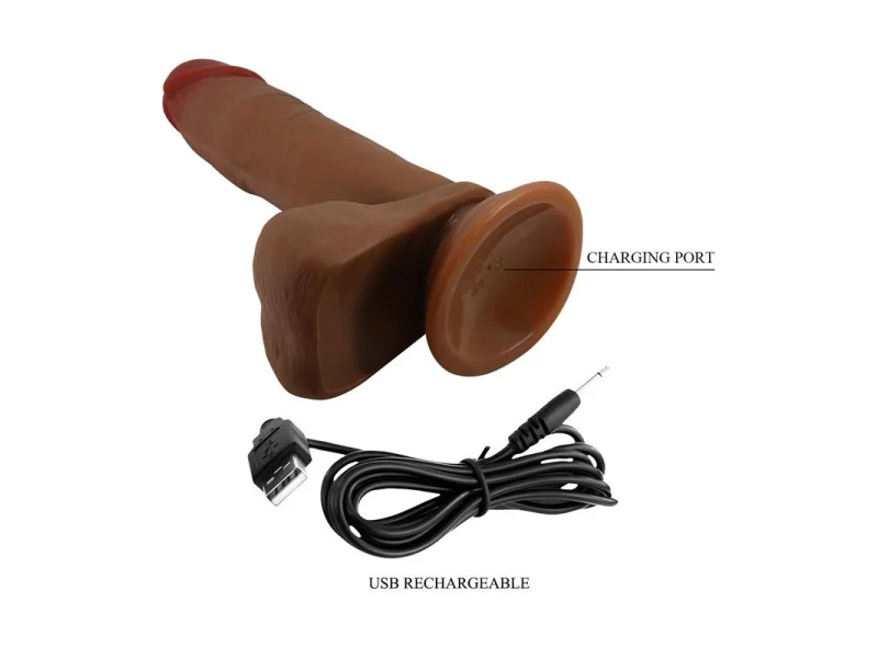 Abel Vibrador Realista con Rotacion y Thrusting