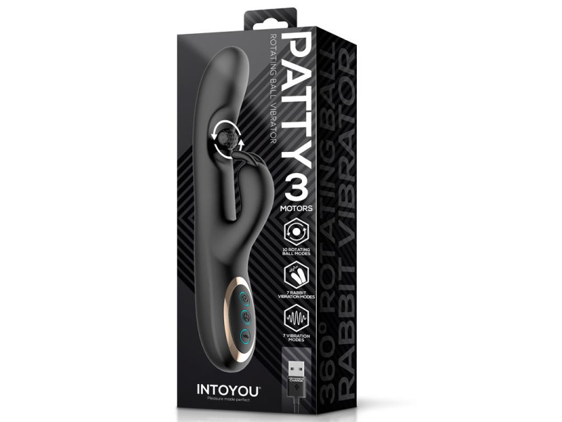 Patty Vibrador con Bola Rotadora 360º
