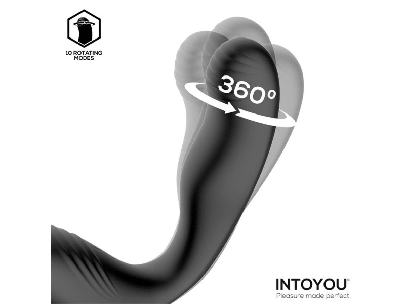 Bruce Masajeador Prostatico 360º y Doble Anillo con Vibracion