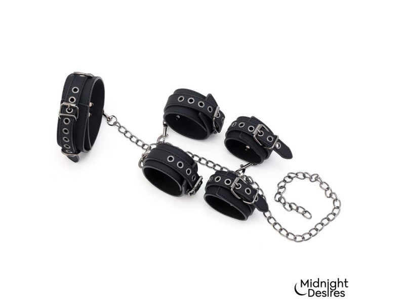 Set de Restricciones con Collar y Esposas