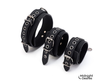 Set de Restricciones con Collar y Esposas