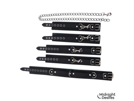 Set de Restricciones con Collar y Esposas