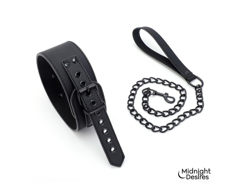 Set de Restricciones con Esposas y Collar con Correa