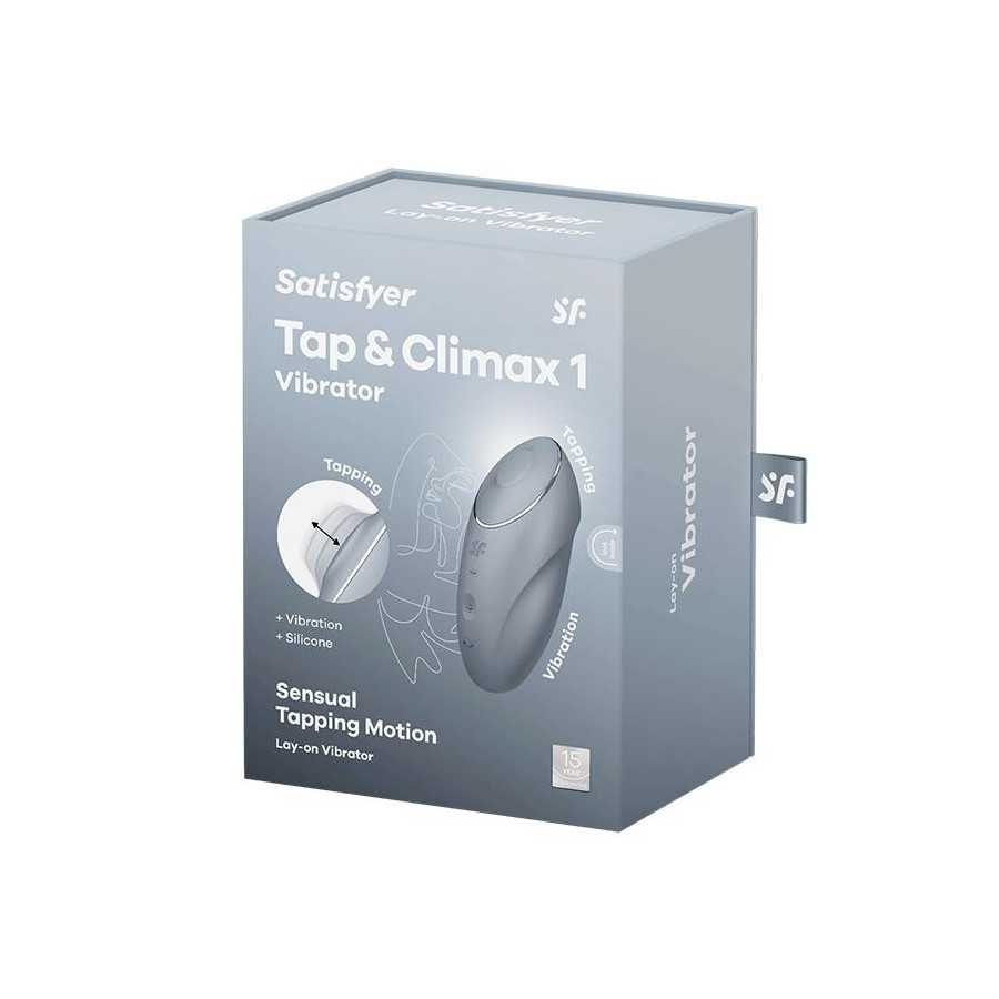 Tap and Climax 1 Vibrador y Tapping Gris