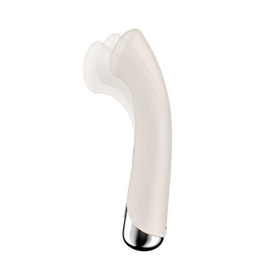 Spinning G Spot 1 Vibrador y Rotador Beige