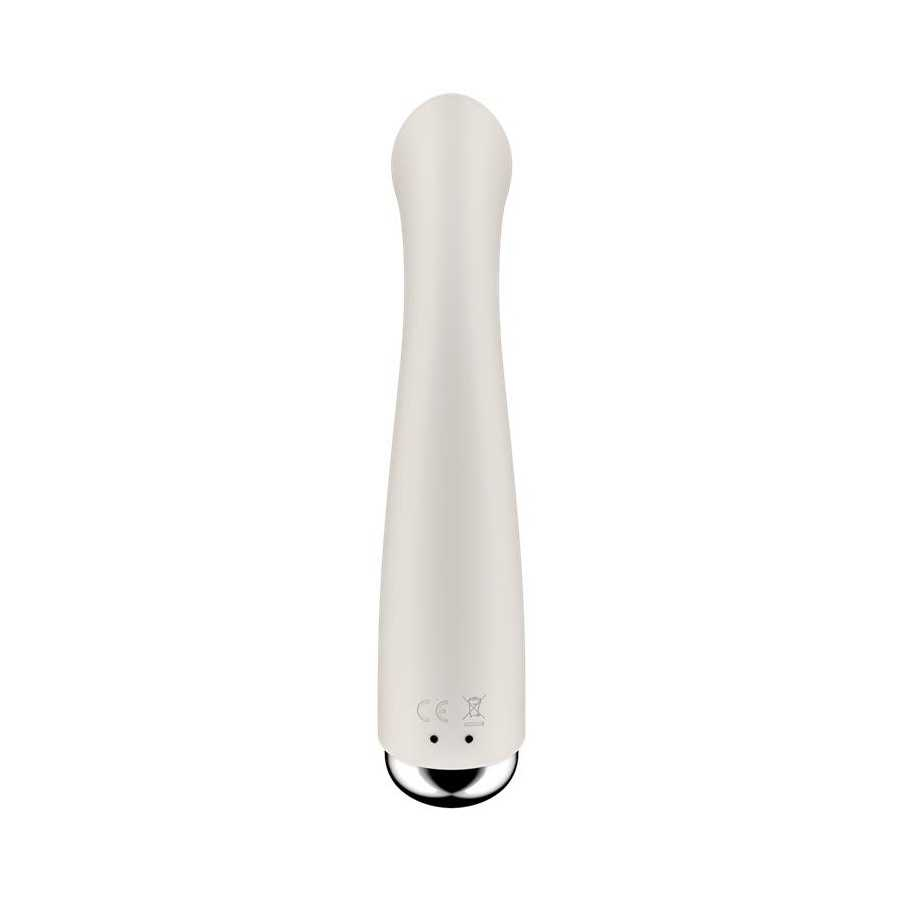 Spinning G Spot 1 Vibrador y Rotador Beige