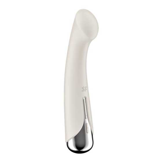 Spinning G Spot 1 Vibrador y Rotador Beige