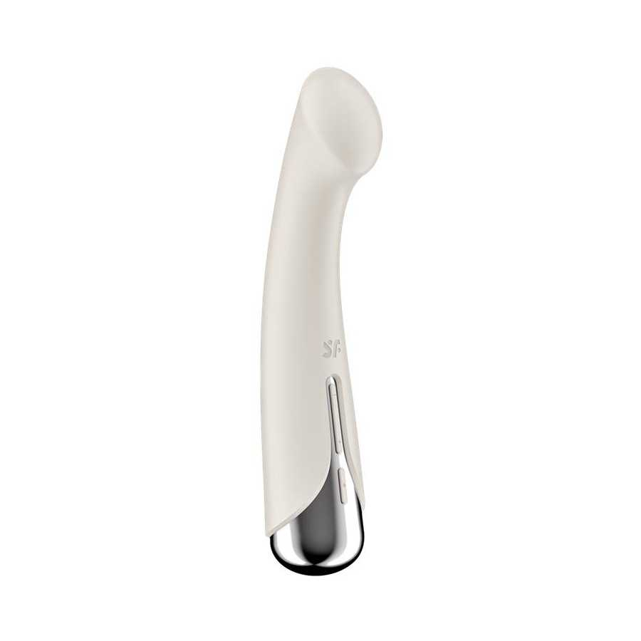 Spinning G Spot 1 Vibrador y Rotador Beige