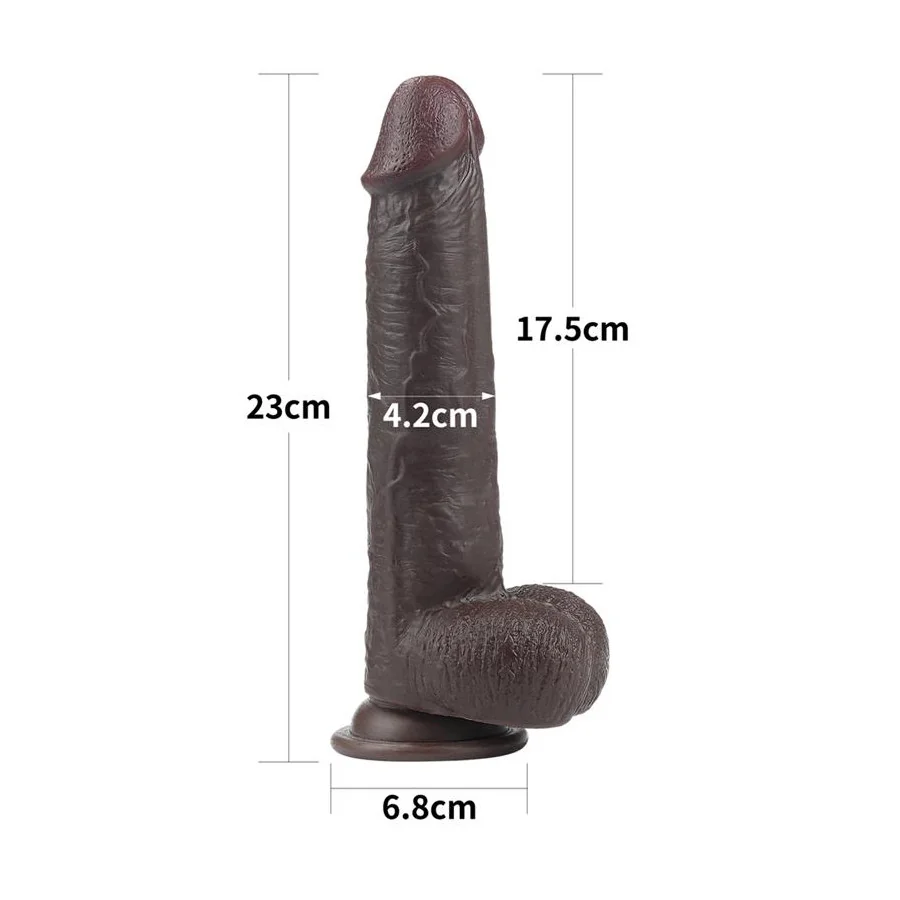 Dildo Sliding 9 Negro