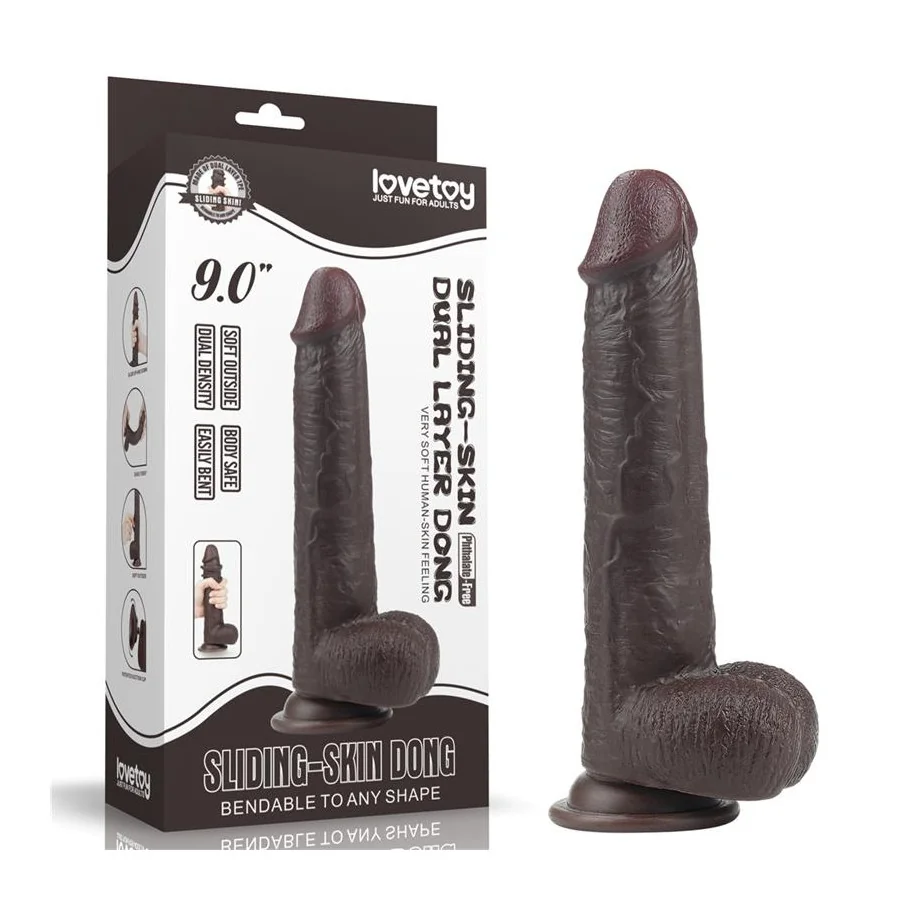Dildo Sliding 9 Negro