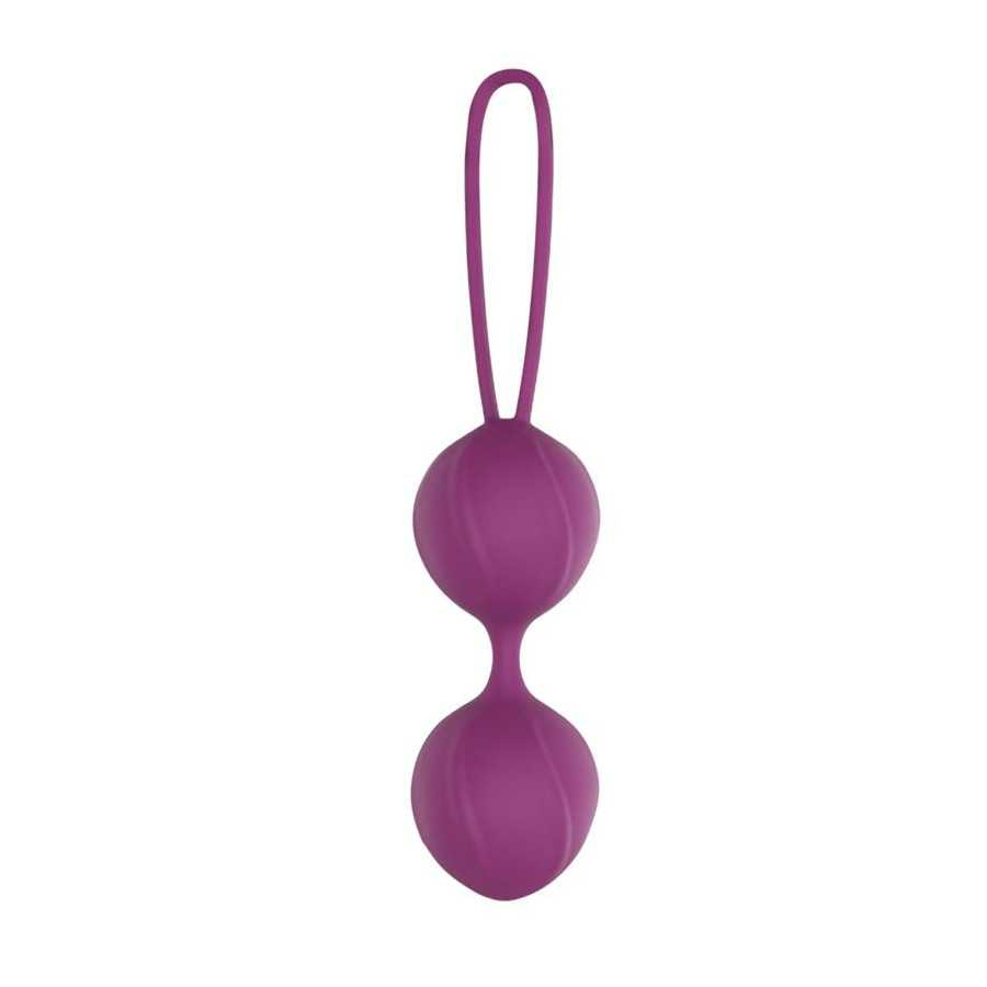 Garbo Bola Doble Kegel Silicona Purpura