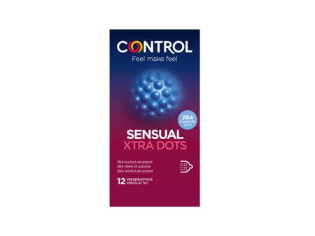 Sensual Xtra Dots Punteados 12 uds