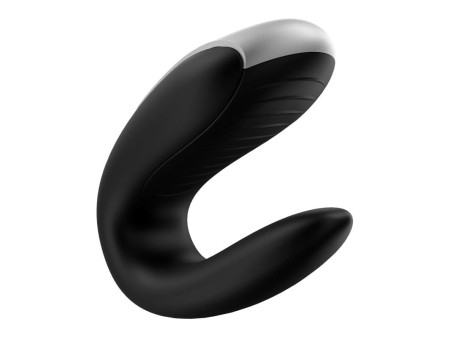Double Fun Vibrador para Parejas con APP y Control Remoto Negro Double Fun Vibrador para Parejas con APP y Control Remoto Negro