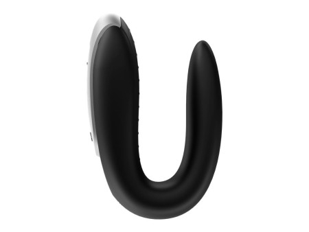 Double Fun Vibrador para Parejas con APP y Control Remoto Negro Double Fun Vibrador para Parejas con APP y Control Remoto Negro