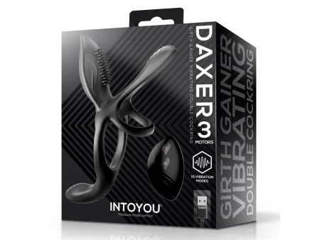 Daxer Doble Anillo para el Pene con Estimulador de Clitoris