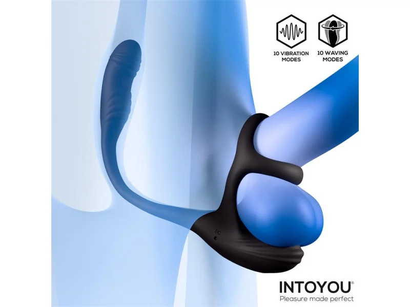 Kamber Plug Anal Vibracion y Waving 360º y Estimulador Testiculos