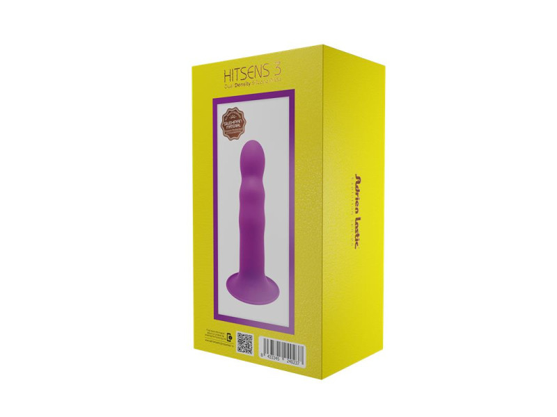Dildo Hitsens 3 Doble Densidad Purpura