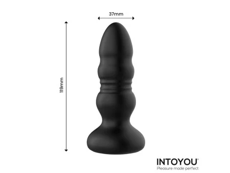 Krax Plug Anal con Vibracion Thrusting y Luz Led con Control Remoto Krax Plug Anal con Vibracion Thrusting y Luz Led con Control Remoto