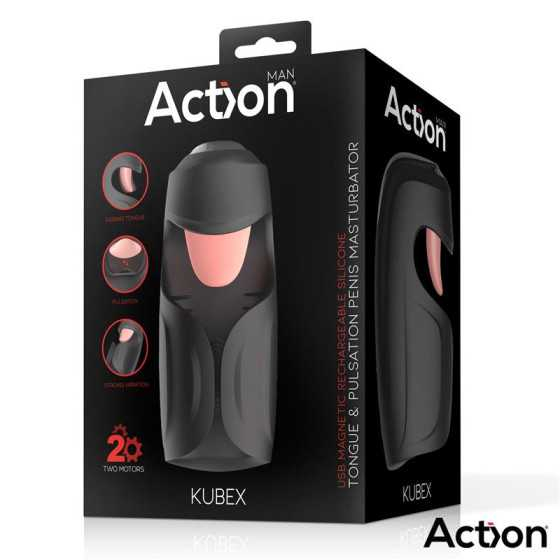 Kubex Masturbador con Lengua Pulsacion y Vibracion