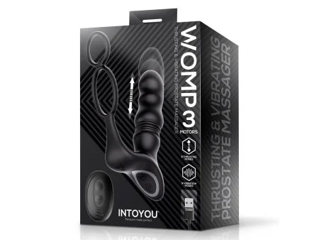 Womp Masajeador Prostatico con Vibracion Thrusting y Control Remoto Womp Masajeador Prostatico con Vibracion Thrusting y Control Remoto