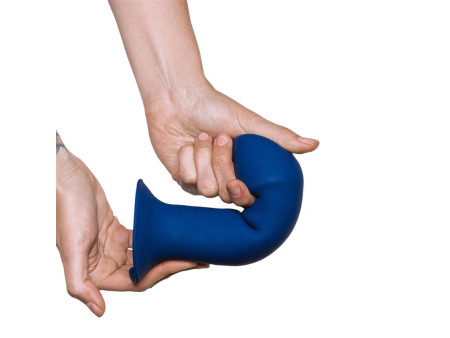 Dildo Hitsens 1 Doble Densidad Azul Dildo Hitsens 1 Doble Densidad Azul