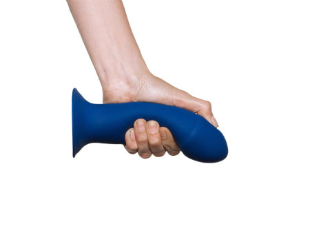 Dildo Hitsens 1 Doble Densidad Azul Dildo Hitsens 1 Doble Densidad Azul