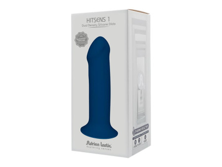 Dildo Hitsens 1 Doble Densidad Azul Dildo Hitsens 1 Doble Densidad Azul