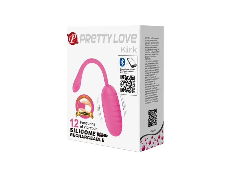 Kirk Huevo Vibrador con APP Movil Silcona USB