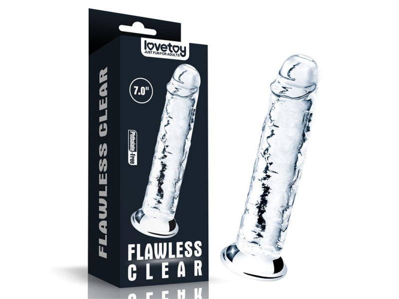 Dildo Flawless Clear 7 Transparente