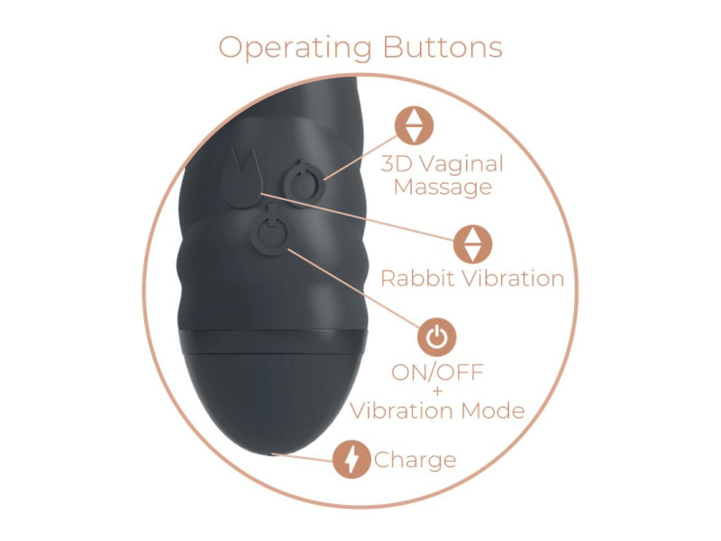 Vibrador con Rotacion 360 Twister