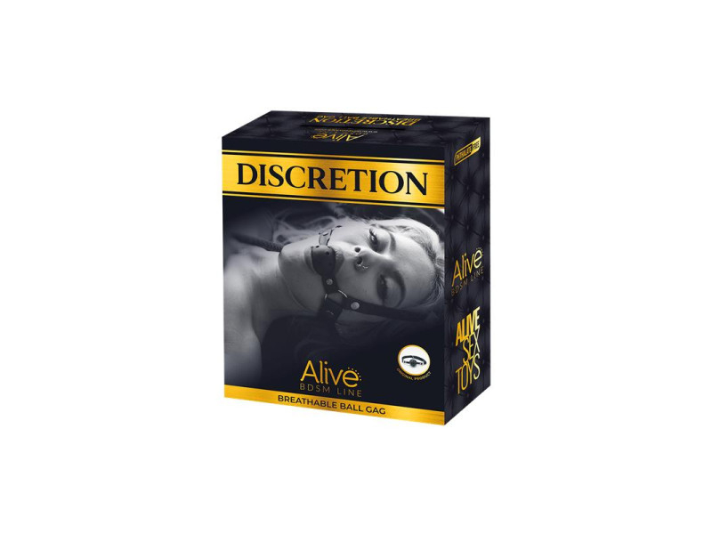 Discretion Mordaza Transpirable Negro