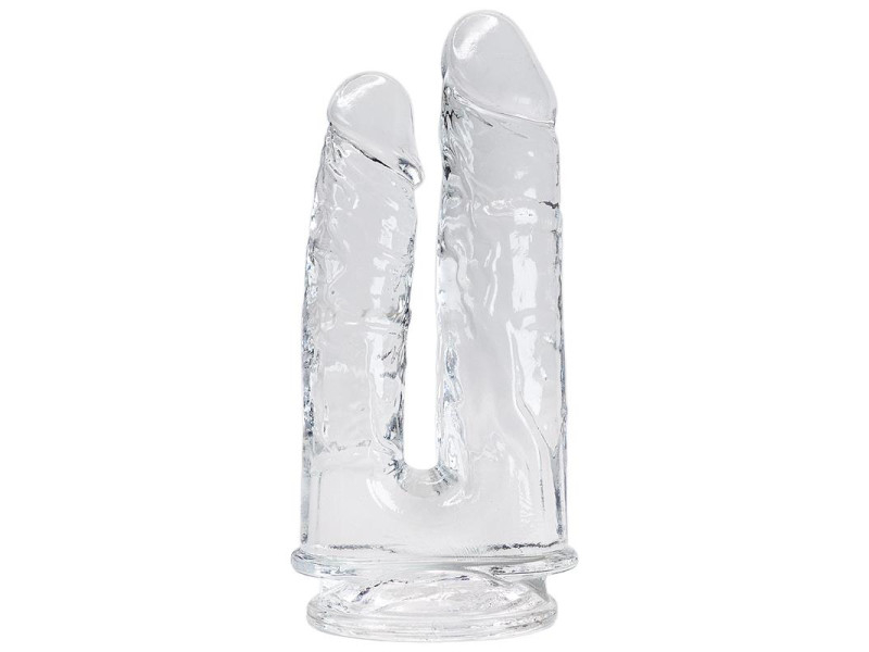 Imperium Dildo Doble Jelly Transparente Imperium Dildo Doble Jelly Transparente