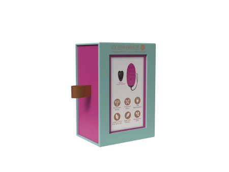 Huevo Vibrador Ocean Breeze 20 Control Remoto Rosa Huevo Vibrador Ocean Breeze 20 Control Remoto Rosa