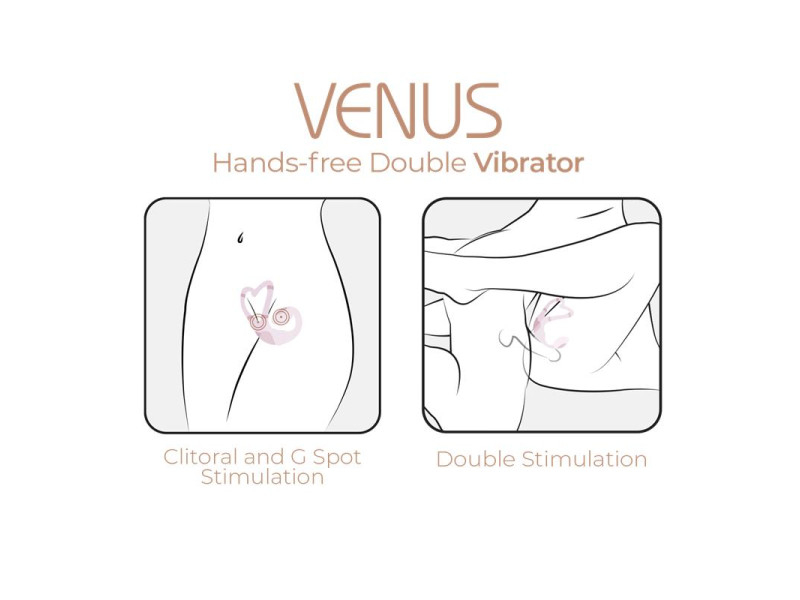 Vibrador Doble Venus con APP