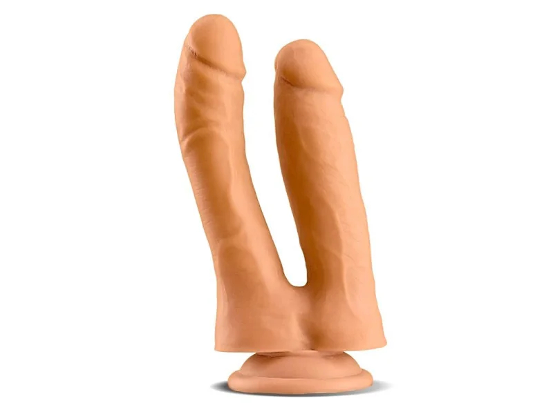 Twin Dildo Doble Realista 71 Natural