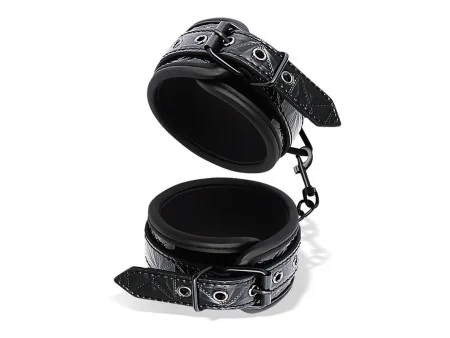 Esposas para Muneca Ajustable Sapphire Cuero Vegano