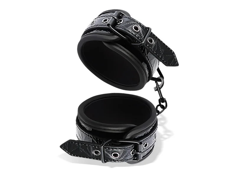 Esposas para Muneca Ajustable Sapphire Cuero Vegano