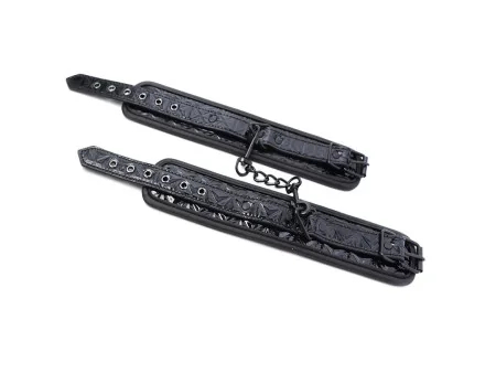 Esposas para Muneca Ajustable Sapphire Cuero Vegano