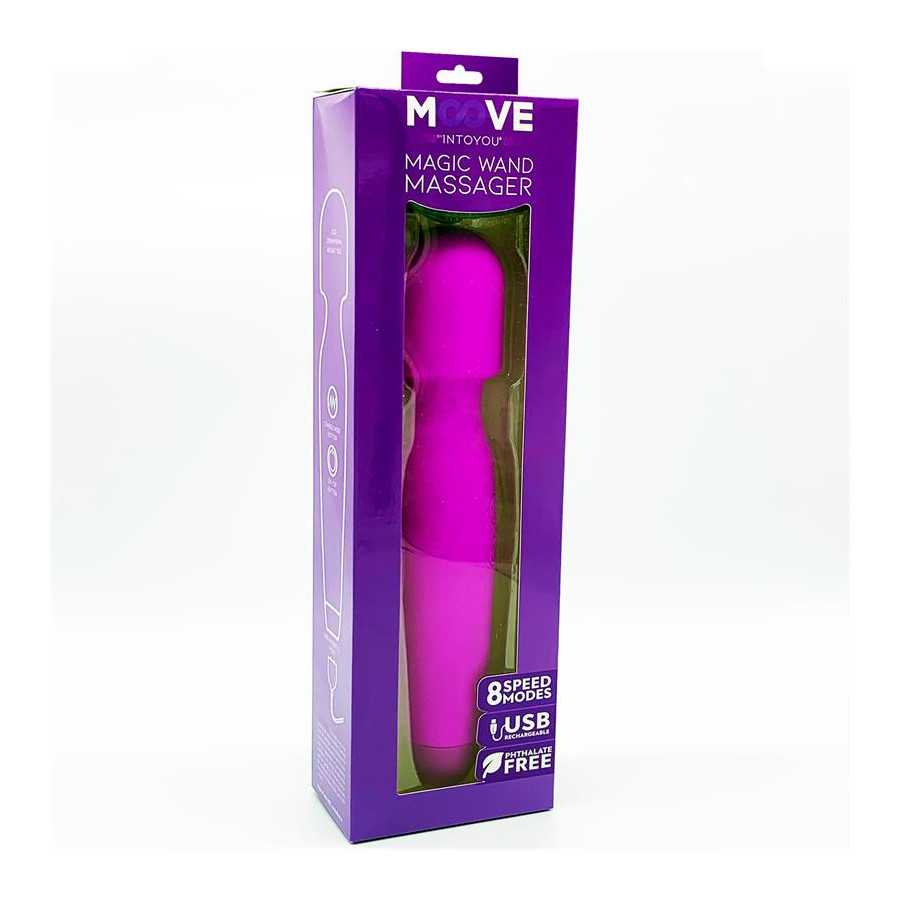 Magic Wand Masajeador Silicona Purpura