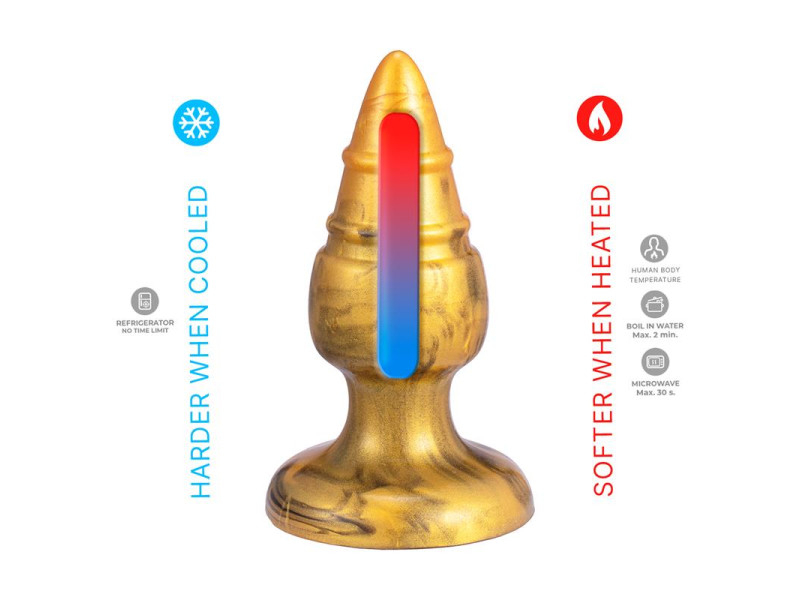 Goldy Plug anal Fantasy Silicona liquida