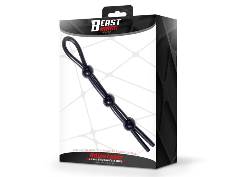 Lasso Anillo para el Pene Silicona Ajustable