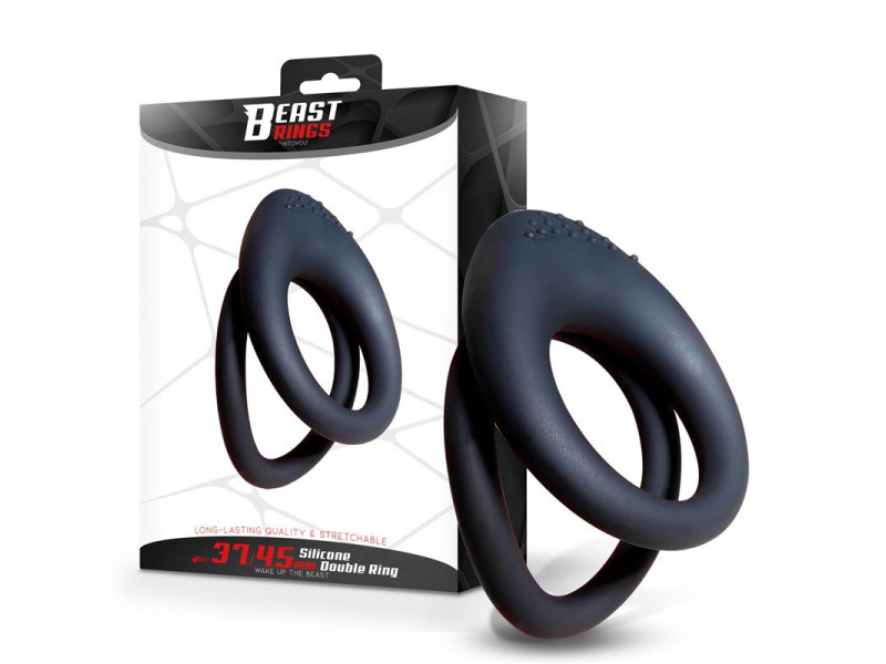 Anillo Doble para el Pene 37 45 mm Anillo Doble para el Pene 37 45 mm