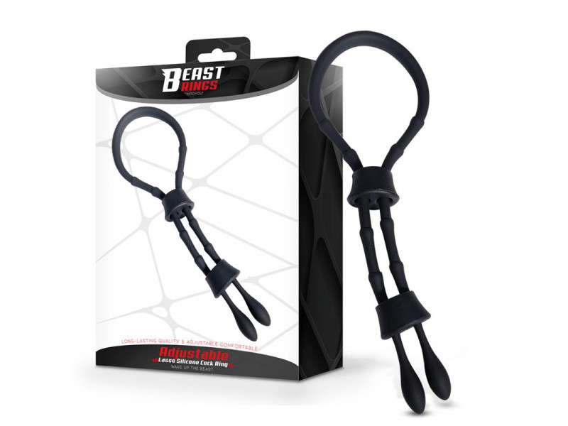 Lasso Anillo para el Pene Silicona Ajustable