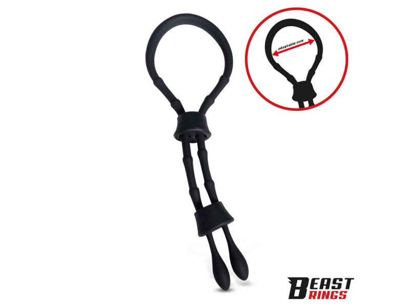 Lasso Anillo para el Pene Silicona Ajustable