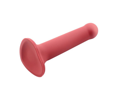 Bouncy Dildo Silicona Liquida Hiper Flexible 75 19 cm Talla L Burgundy