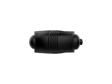 Romeri Anillo Bala Vibradora Silicona Negro