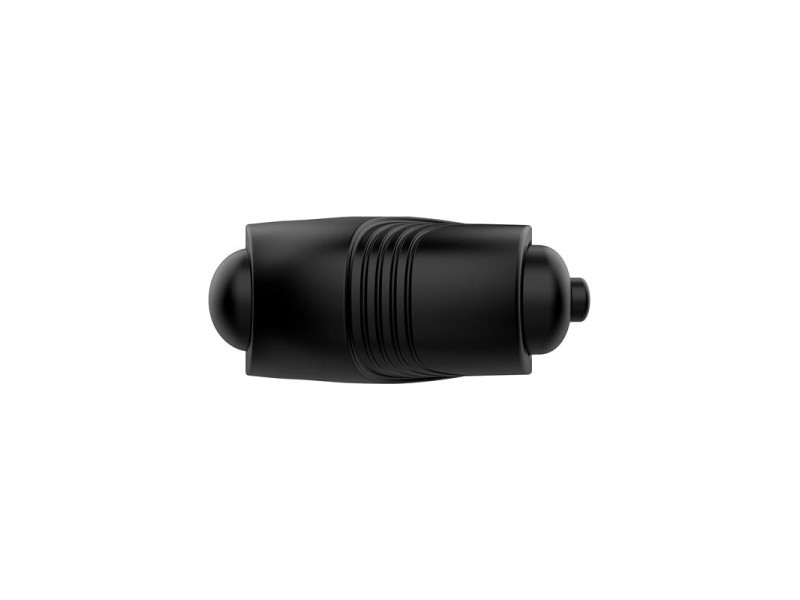 Romeri Anillo Bala Vibradora Silicona Negro