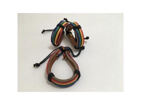 Pulsera Redonda Grande con Bandera LGBT Pulsera Redonda Grande con Bandera LGBT