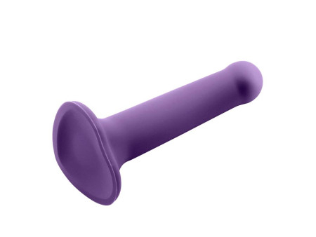 Bouncy Dildo Silicona Liquida Hiper Flexible 7 18 cm Talla M Purpura