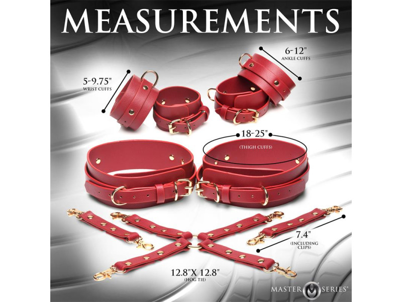 Crimson Captive Set de Ataduras Ajustables